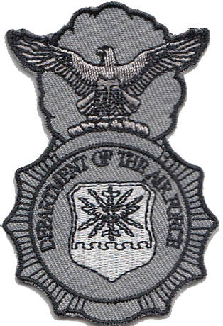 Security Forces Badge - Grey Patch 2 Pack